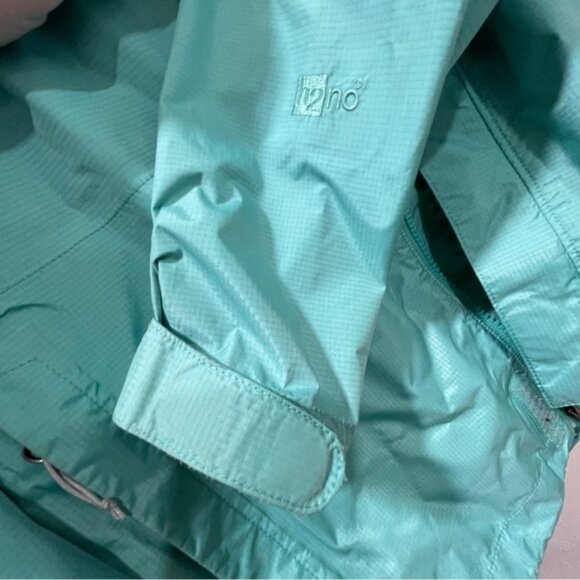 Patagonia Women's Medium Torrent Shell Rain Jacket Fresh Teal H2NO Hooded - Picture 15 of 15